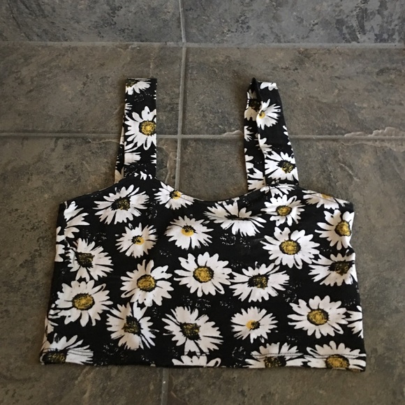 Floral Tank Crop Top - Picture 1 of 2