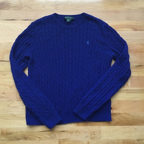 Ralph Lauren cable knit cotton sweater
