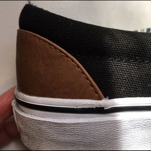 vans with leather heel