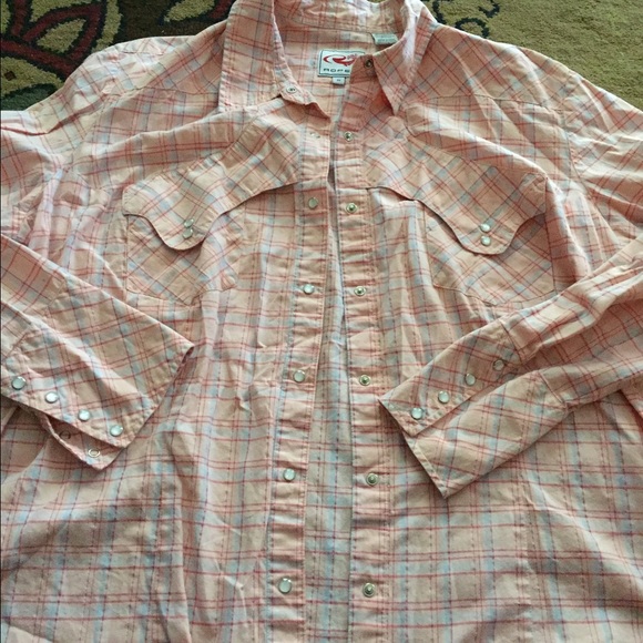 Roper button down 2x  top - Picture 1 of 4
