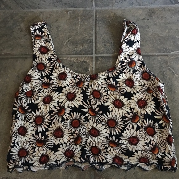 Floral Crop Top - Picture 1 of 2