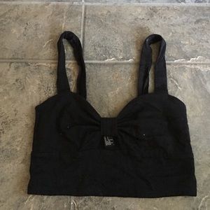 Black Crop Top