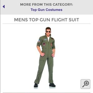 Mens Top Gun flight suit