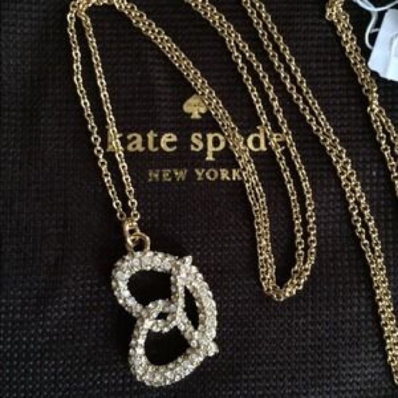 kate spade Jewelry - Last 1!❤️Kate Spade NYC Pave Pretzel Necklace