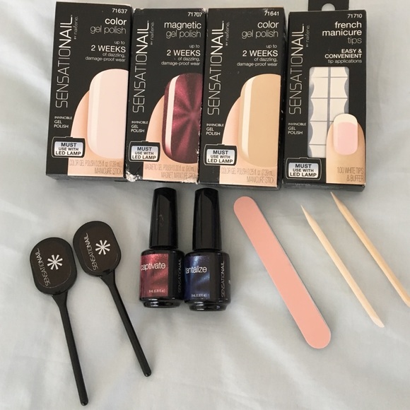 New sensationail polish set