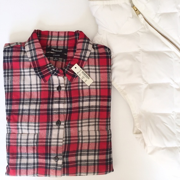 Madewell Tops - •SUNDAY SALE• Madewell Oversized Carl Plaid
