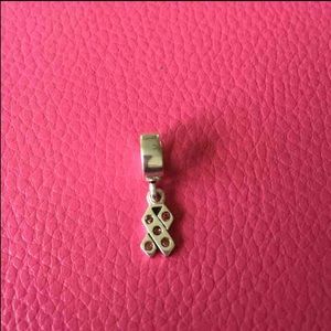 Silver plated breast cancer awareness