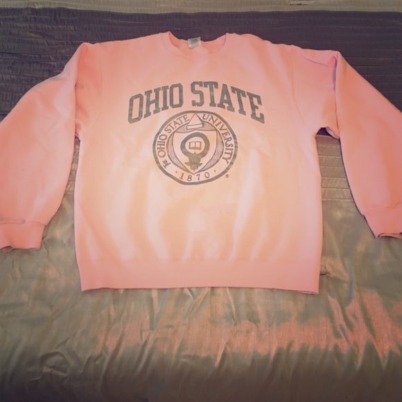 Vintage pink Ohio state crew neck sweatshirt