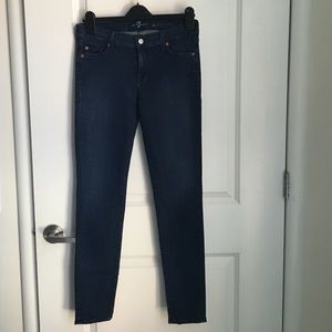 7 For All Mankind Skinny Jeans, like new!