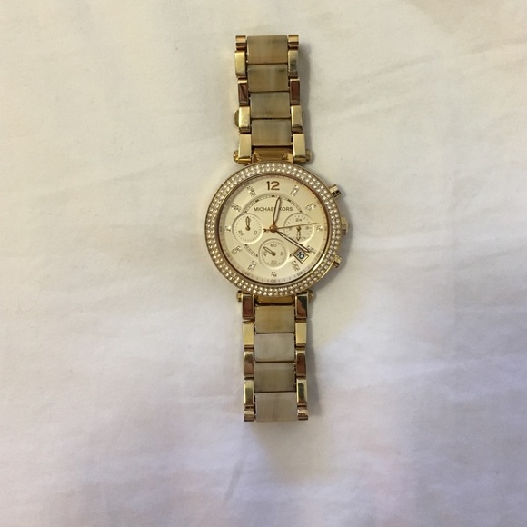 MICHAEL KORS Parker Champagne Gold-tone Watch main image 4
