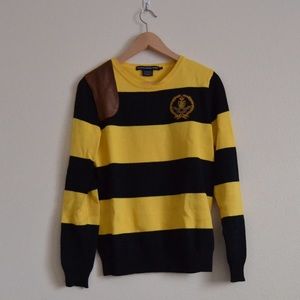 Striped Polo sweater