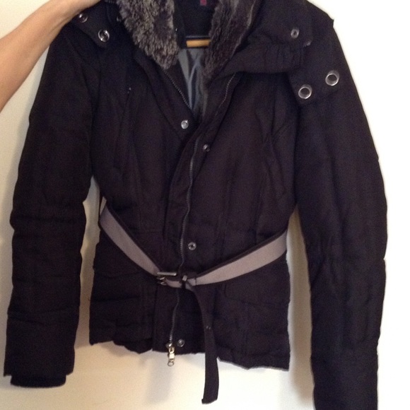 Black winter coat, extremely warm lots of pockets