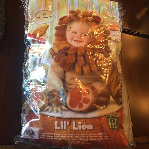incharacter costumes Other - Lil' Lion Infant Costume
