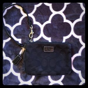 Mini Coach Wristlet