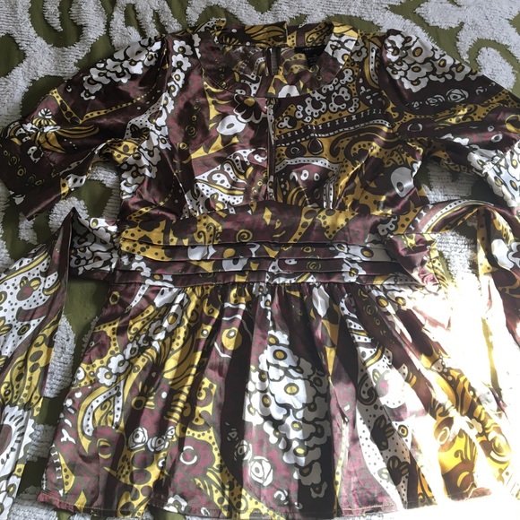 BCBG Peplum Blouse