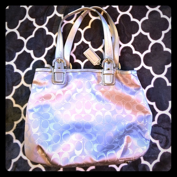 Metallic Coach Bag