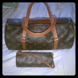 Louis vuitton clutch n wrislet