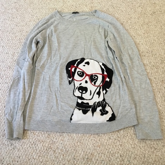 Talbots Dalmatian sweater