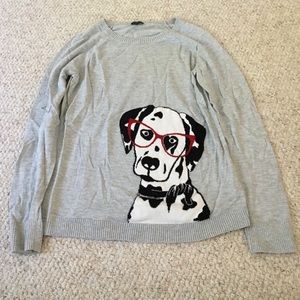 Talbots Dalmatian sweater