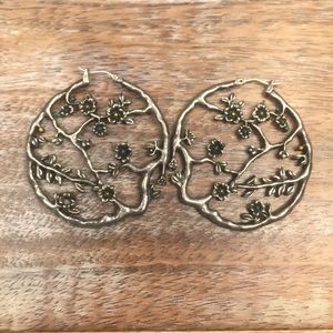 Lucky Brand boho silver earrings