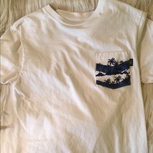 Vans palm tree pocket tee