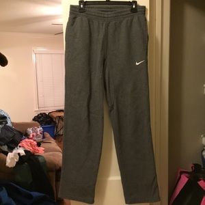 Men's Dark Gray Nike Sweatpants