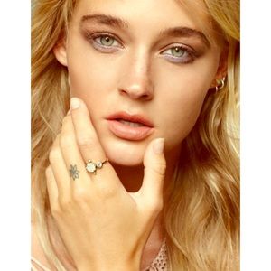 14K Polaris Opal x White Topaz Ring