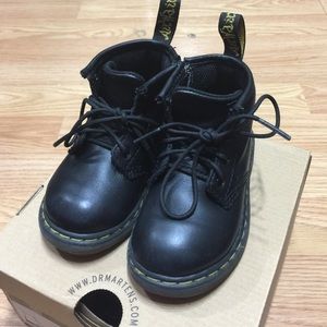 Toddler Girl Black Dr Martens