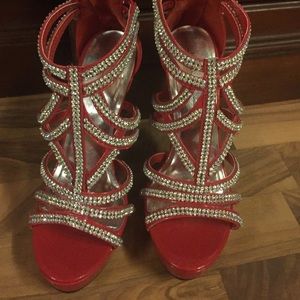 Rhinestone Heels