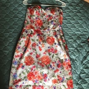 Floral halter dress