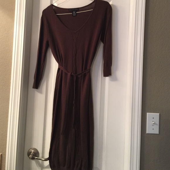 Apostrophe sweater dress