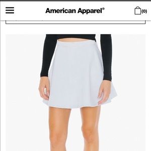 American Apparel Denim Skater Circle Skirt
