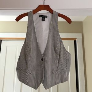 Seersucker vest