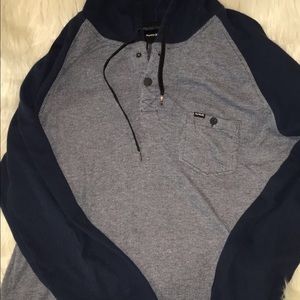 Navy blue Hurley hoodie