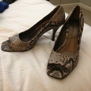 Snake skin heels