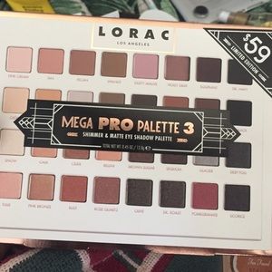 BRAND NEW LORAC 3 MEGA PRO PALETTE