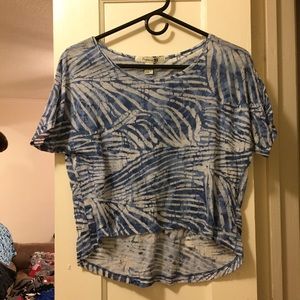 Blue and white shirt