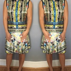 NWT Yigal Azrouël Silk Printed dress