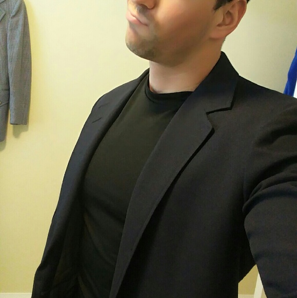 Dark blue sport coat