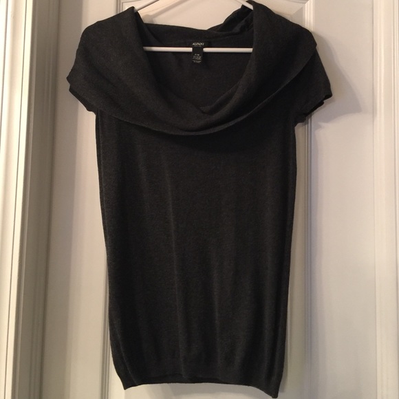 Alfani dark grey cowl neck sweater - Picture 1 of 3
