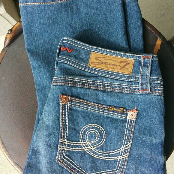 Seven 7 Jeans with copper accents