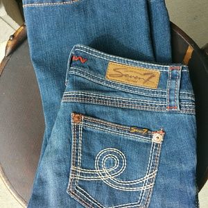 Seven 7 Jeans with copper accents