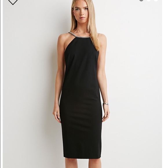 Black cocktail dress