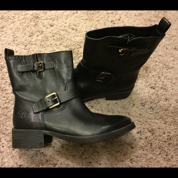 7.5 Brand New Black Tory Burch Boots