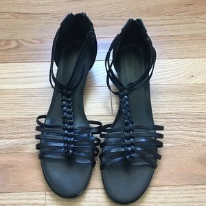 Black braided Sandals