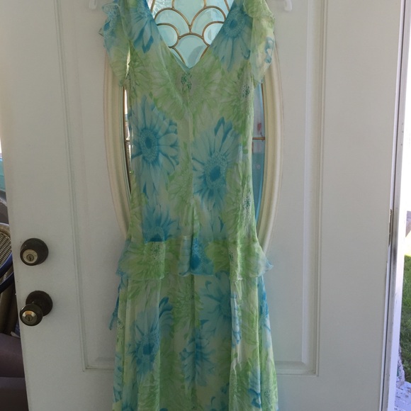 Jonathan Martin Drip Waist Dress 8P - Picture 4 of 4