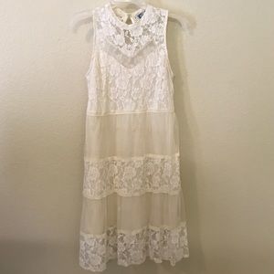 Lace Off White Vintage Inspired Dress