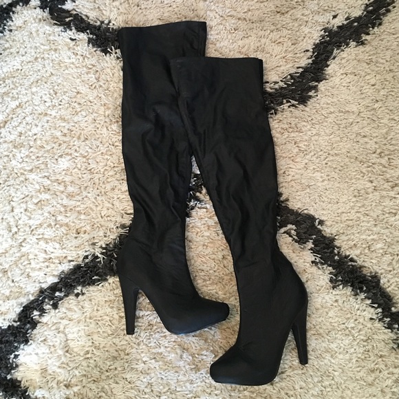 Black Over the Knee boots
