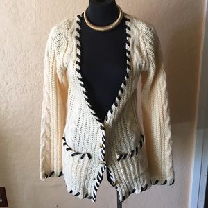 Cream Hand Knitted Sweater