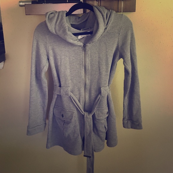 Anthropologie Long Zip Up